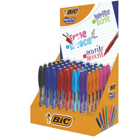 Penne gelocity - colori assortiti - bic - espositore 48 penne