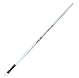 Pennello setola naturale graduate lingua di gatto - manico lungo - n.1 - daler rowney