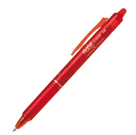 Penna a sfera a scatto cancellabili frixionball - punta 1,0mm - rosso - pilot
