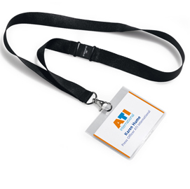 Portanome con cordoncino - 6x9 cm - durable - conf. 5 pezzi