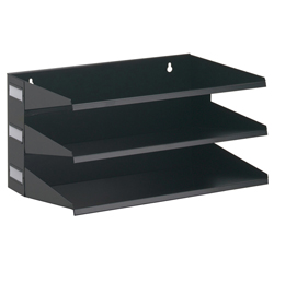 Portadocumenti sorter rack - 36x20,5x25 cm - 3 scomparti - nero - durable