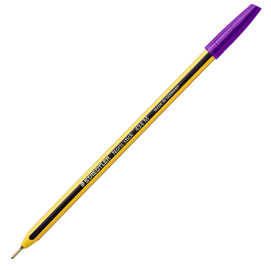 Penna a sfera noris stick - punta 1,0 mm - violetto - staedtler - conf. 10 pezzi