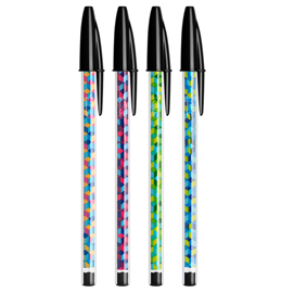 Penna a sfera con cappuccio cristal® collection - punta 1,0 mm - nero - bic®