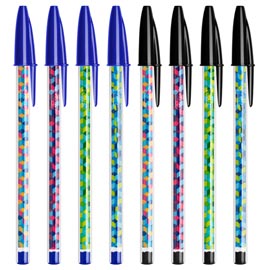 Penna a sfera con cappuccio cristal® collection - punta 1,0 mm - assortito blu/nero - bic®