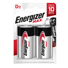 Pile d  torcia - 1,5v - energizer max - conf. 2 pezzi