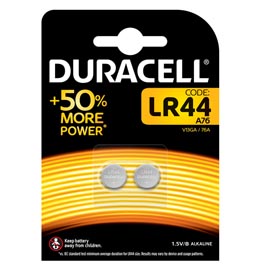 Pile lr44/a76 alkaline - specialistiche - energizer - blister 2 pezzi