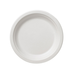 Piatti piani rotondi bio - diametro 260 mm - leone - conf. 50 pezzi