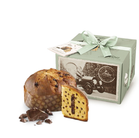 Panettone regal cioccolato, linea eroi 600g loison