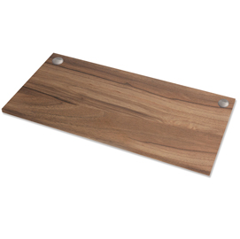 Piano di lavoro per scrivania cambio - 140x80x2,5 cm - noce - fellowes