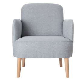 Poltrona brooks - grigio chiaro - paperflow