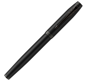 Penna stilo im archromatic black edition - punta media - parker