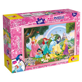 Puzzle maxi ''princess rainbow world'' - 108 pezzi - lisciani