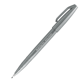 Pennarello sign pen - grigio - pentel