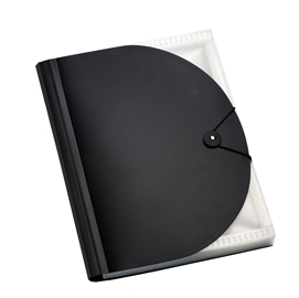 Portadocumenti plastidea - a soffietto - 13 tasche - pp - a4 - nero - iternet