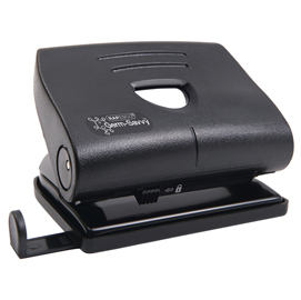 Perforatore antibatterico germ-savvy - 2 fori - massimo 22 fogli - nero - rapesco