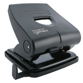 Perforatore antibatterico germ-savvy - 2 fori - massimo 30 fogli - nero - rapesco