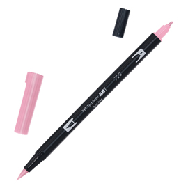 Pennarello dual brush 723 - pink - tombow