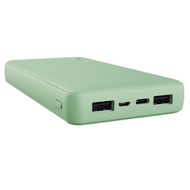 Powerbank da 20.000 mah ad alta capacita' primo verde _trust