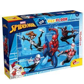 Puzzle maxi - marvel ''spiderman'' - 108 pezzi - lisciani