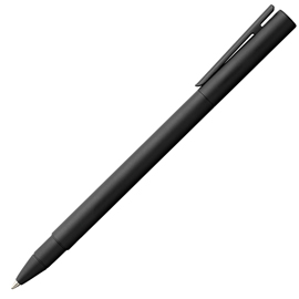 Penna roller neo slim - punta 0,7 mm - fusto nero - faber-castell