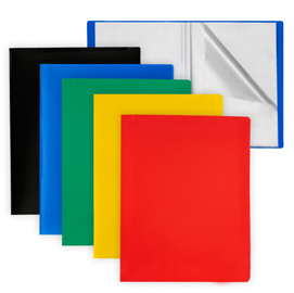 Portalistini eco - ppl - 22 x 30 cm - 30 buste lisce - colori assortiti - starline