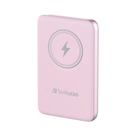 Power bank wireless magnetico 10000 mah rosa_ verbatim