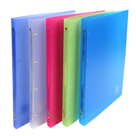 Raccoglitore ppl trasl.chromaline 4 anelli 15mm a4 5 col. Ass. 51169e exacompta