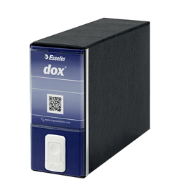Registratore dox 3 -  dorso 8 cm - memorandum 23x18 cm - blu - esselte