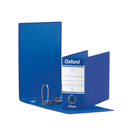Registratore oxford g81 - dorso 8 cm - memorandum 23x18 cm - blu - esselte