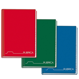 Rubrica cartonato - 1 rigo - a5 - 96 fogli - blasetti