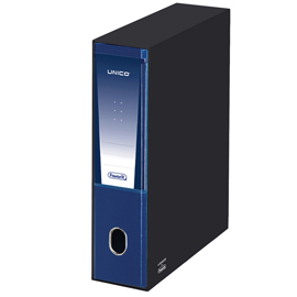 Registratore unico 06/5016 - dorso 5 cm - protocollo 23x33 cm - blu - favorit