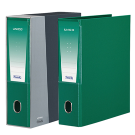 Registratore unico - dorso 8 cm - protocollo 23x33 cm - verde - favorit