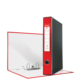 Registratore eurofile g52 - dorso 5 cm - commerciale 23x30 cm - rosso - esselte