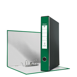 Registratore eurofile g52 - dorso 5 cm - commerciale 23x30 cm - verde - esselte