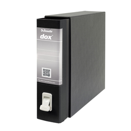Registratore dox 2 - dorso 8 cm - protocollo 23x34 cm - nero - esselte