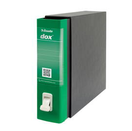 Registratore dox 2 - dorso 8 cm - protocollo 23x34 cm - verde - esselte