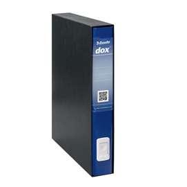 Registratore dox 5 - dorso 5 cm - protocollo 23x34 cm - blu - esselte