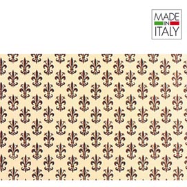 Rotolo cartarivesto rex 58 - 50x500 cm - lavabile - giglio marrone - rex sadoch