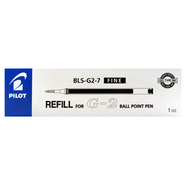 Refill  roller sfera inkgel bls g2 7 - nero - punta 0,7mm - pilot