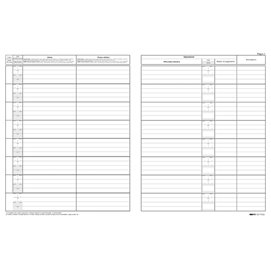 Registro antiriciclaggio per professionisti - 31 x 24cm - 46 fogli - edipro