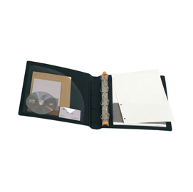 Raccoglitore exabinder exactive® - 4 anelli a d 30 mm - 29,7x24,2 cm - ppl - nero - exacompta