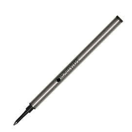 Refill in metallo per roller - punta fine - nero  - monteverde - conf. 2 pz