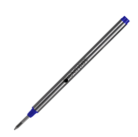 Refill in metallo per roller montblanc - punta fine - blu  - monteverde - conf. 2 pz
