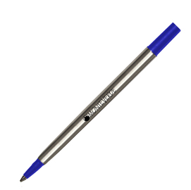 Refill in metallo per roller parker - punta fine  - blu - monteverde - conf. 2 pz