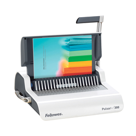 Rilegatrice pulsar+ 300 - manuale - a dorso plastico - fellowes