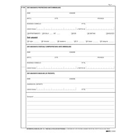 Registro anagrafica condominiale - 297 x 210mm - 48 fogli - edipro