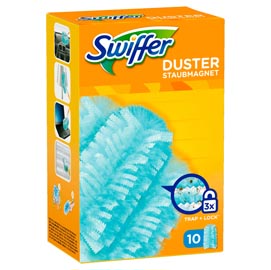 Ricarica swiffer duster - azzurro - swiffer - conf. 10 pezzi