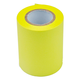 Rotolo ricarica carta autoadesiva - giallo neon - 59mm x 10mt - per memoidea tape dispenser - iternet