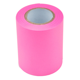 Rotolo ricarica carta autoadesiva - fucsia neon - 59mm x 10mt - per memoidea tape dispenser - iternet
