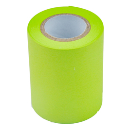 Rotolo ricarica carta autoadesiva - verde neon - 59mm x 10mt - per memoidea tape dispenser - iternet